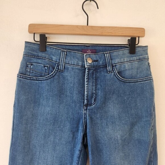 NYDJ Not Your Daughter's Jeans Straight Leg Medium Wash Denim Jeans Women's 4 - Picture 3 of 12